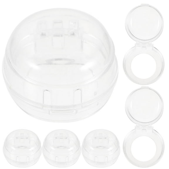 ROSENICE 6 Pcs Stove Cover Versatile Protector Kids Protectors Child Proof Plastic 6x6cm
