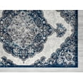 thumbnail image 5 of Alexandria Navy-Ivory Power-Loomed Runner Rug 2'x6', 5 of 5