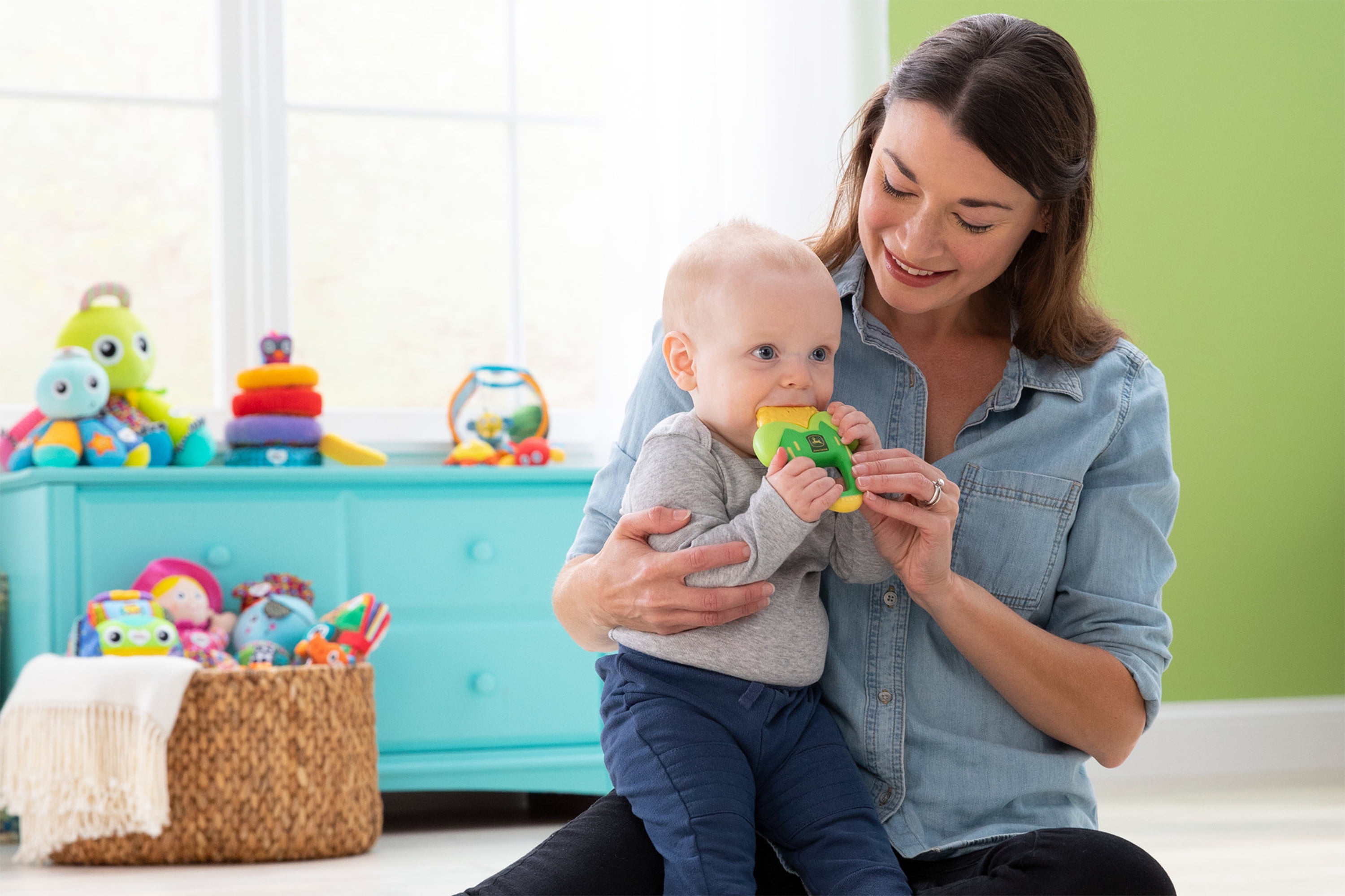 john deere corn teether
