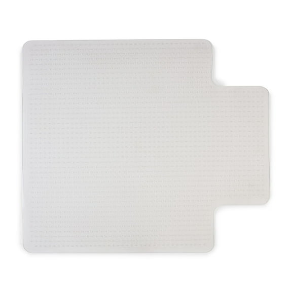 Staples 45" x 53" Medium-Pile Carpet Chair Mat with Lip 599037