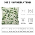 thumbnail image 5 of ARISTURING  Tropical Green Leaves Decorative Throw Pillow Covers - Seasonal Eucalyptus Branches Plants Canvas Cases for Couch Cushion Farmhouse Outdoor Decor, 5 of 5