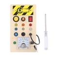 thumbnail image 2 of Juguete de Madera LED para Niños Con Múltiples Interruptores y Luces Led - Simulació, 2 of 7