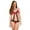 Red, variant on Women's Adult Lingerie Night Wear Scallop Edge Sheer Lace Halter Top Bodysuit Teddy