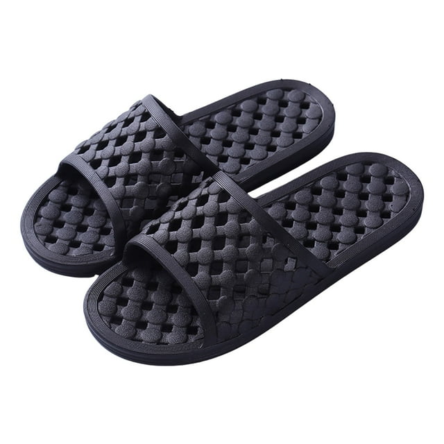 Dakaela Womens Mens Shower Shoes Quick Drying Pool Slides Beach Bath Slippers with Drain Holes