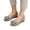 Grey, variant on YOUYEDIAN Womens Flat Shoes Dress Non Slip Slip on Loafers Spring Fall Office Walking Shoes Trendy Closed Toe Orthopedic Shoes (Green)