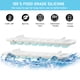 thumbnail image 1 of Bandeja de hielo cuadrada de silicona con cubierta antipolvo/fabricante de hielo para congelador (blanco azul) Ndcxsfigh Nuevos Originales, 1 of 9
