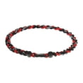 thumbnail image 3 of Collar de béisbol Yinane de cuerda negro rojo para hombres mujeres niños, 3 of 8