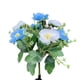 thumbnail image 1 of Bearachild Luces de flores con energía solar, luz solar para césped de rosas, luces decorativas para césped al aire libre, patio y jardín Iluminación y accesorios color azul y blanco, 1 of 6