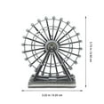 thumbnail image 2 of NUOLUX Ferris Wheel Decor De Metal Plateado Para Oficina Y Dormitorio Con Y Moderno, 2 of 6