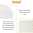 thumbnail image 2 of Marble Bathroom Rug Set Luxury Grey Gold Textured Purple Flannel Non-Slip Bath Mat Doormat Toilet Cover Toilet Decoration Set, 2 of 5