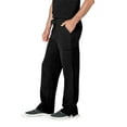 thumbnail image 5 of Adar Addition Scrub Set for Men - Classic V-Neck Scrub Top & Cargo Scrub Pants - A9300 - Black - M, 5 of 7