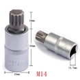 thumbnail image 4 of QualitChoice 8 Pieces Socket Ratchet Screwdriver Bit M12 M8 M5 M4 Set M14 M10 M6, 4 of 6