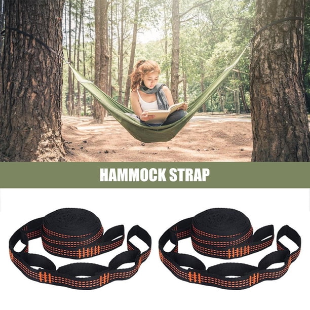 Correas de hamaca Kit de correas de hamaca de poliéster Hamaca de senderismo al aire libre resistente al desgaste duradero FLhrweasw Nuevo