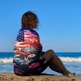 thumbnail image 3 of Independence Day Of The United States Flag Ultra Fine Fiber Beach Towels for Travel And Quick Drying Absorbent Towels for Swimming, 3 of 7