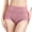Pink, variant on 12 Pack Womens Underwear High Waist Lace Body Fitting Comfortable Large Ladies Underpants