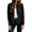 Black, variant on Women's Fall Vertical Rib Knit Bomber Jacket, Stand Collar Full Zip Long Sleeve Solid Knit Casual Outer Top for Women, Sizes S-2XL