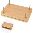 thumbnail image 1 of Wooden Book Press Tools Rectangle Wooden Binding Press Book Portable Wooden Book Press Bookbinding with 4 Pcs Screws for Bookbinding Supplies 11.6x7.9, 1 of 5
