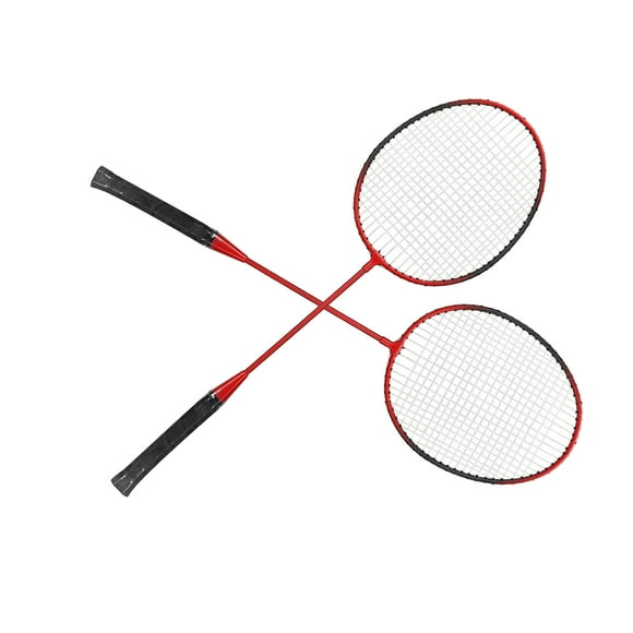 Badminton Racket, Offensive Iron Alloy Lightweight Comfortable Grip Sports Badminton Racquet