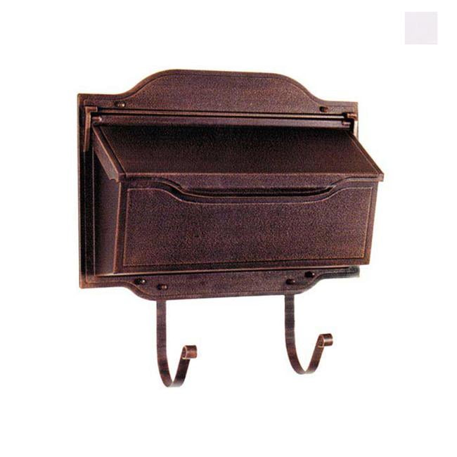 SHC1002WH Contemporary Horizontal Mailbox Residential Aluminum Wall