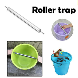 MAIGU Mouse Trap, Rat Trap Bucket Spinner, Mice Rats Mouse Killer Roll Trap  Log Grasp Bucket Rolling Roller+Ramp, Sanitary Safe Mousetrap Catcher for