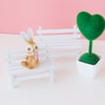 thumbnail image 2 of 3PCS Mini Wooden Benches Handicraft Ornaments Garden Bench Model Photography Props Household Decoration, 2 of 6