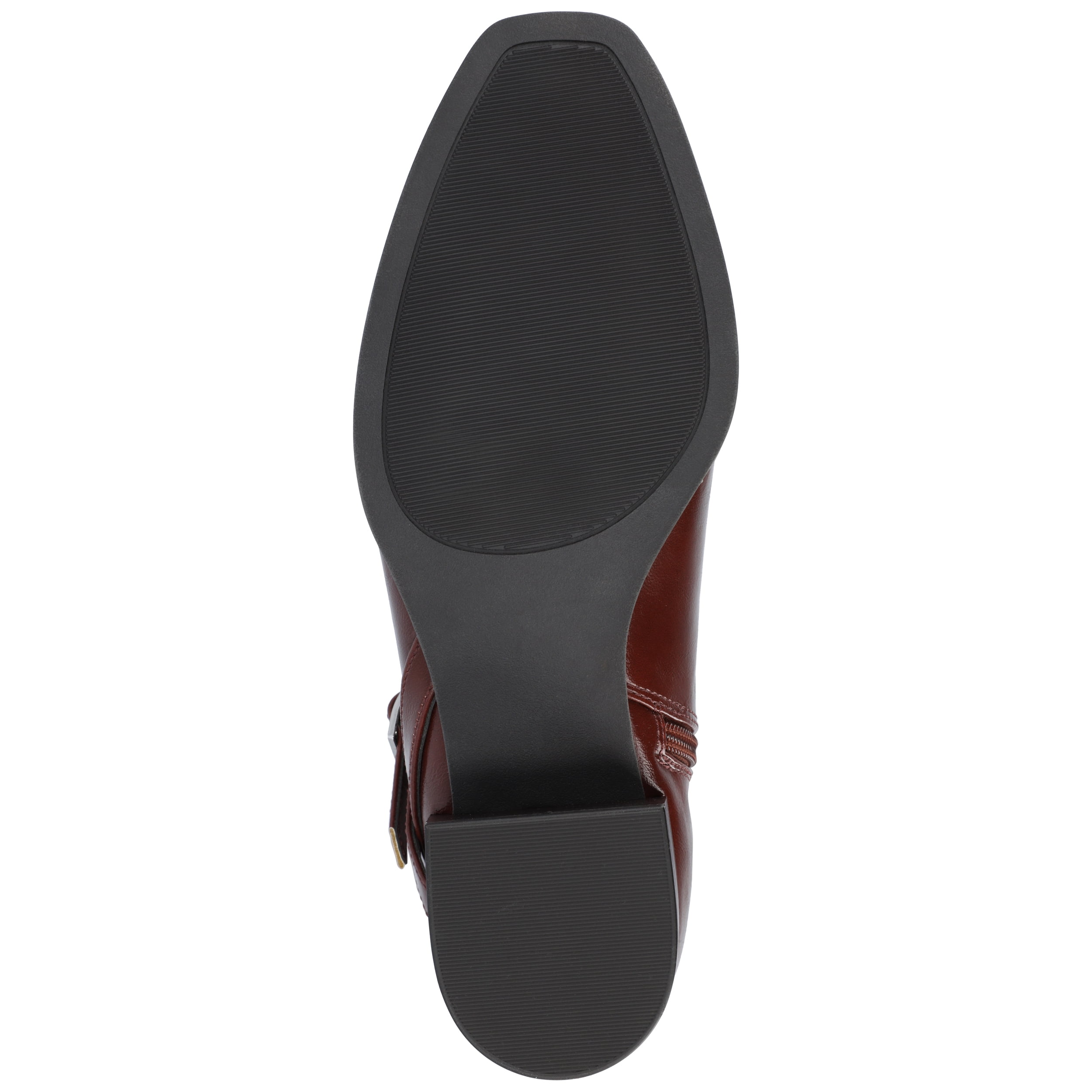 Journee Womens Rhianah Stacked Block Heel Square Toe Boots
