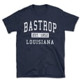 thumbnail image 1 of Bastrop Louisiana Classic Established Men's Cotton T-Shirt, 1 of 1