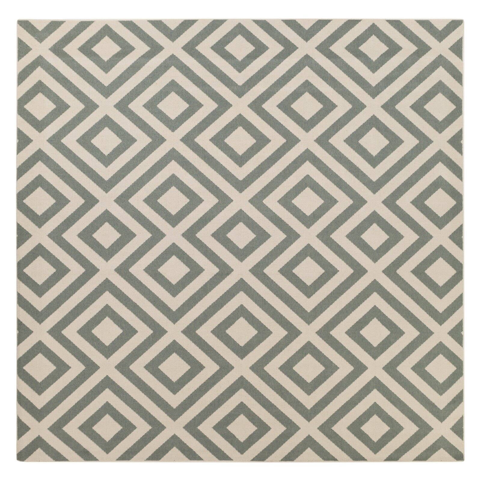 Artistic Weavers Alfresco Area Rug, 8'10" x 8'10", Black and Cream
