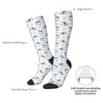 thumbnail image 6 of Haiem Music Shark Socks, Funny Novelty Crazy Design Cotton Socks Sports Socks Knee High Socks For Men, Women,1Pairs - Gift For Working Friends, 6 of 8