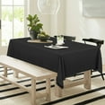 thumbnail image 2 of Sm:)e 2 Pack Black Tablecloth Polyester 60x120 Inch 8ft Table, 2 of 8