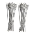 thumbnail image 1 of Rawiri 60 llaveros de alambre de bloqueo de tornillo de acero inoxidable, llaveros, accesorios para exteriores, 1 of 5