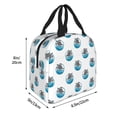 thumbnail image 3 of Lsque Turtle Pattern Lunch Bag Women/Men Insulated Lunch Box,Small Leakproof Cooler Food Lunch Containers Reusable High Capacity Lunch Tote Bags, 3 of 6