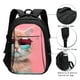thumbnail image 3 of Balery Cool Cat Pink Sunglasses Mochila con carga USB para hombre y mujer - Mochila impermeable y antirrobo para laptop con puerto USB para viajes, trabajo, 3 of 7