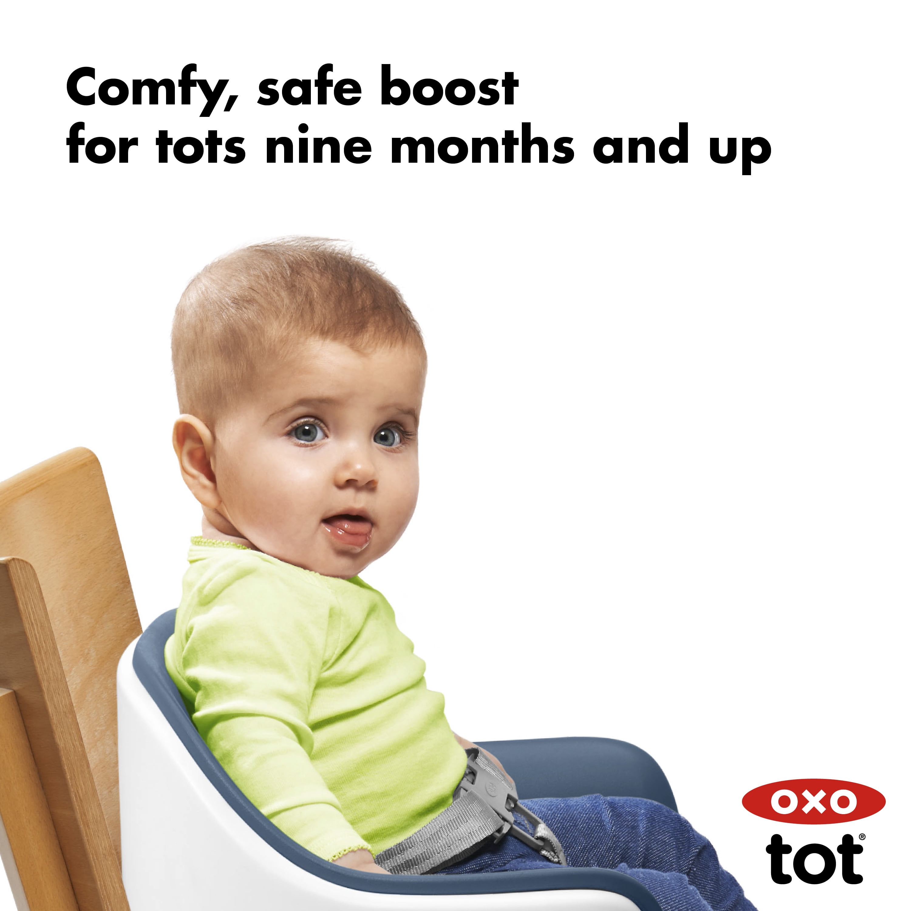OXO Tot Toddler Nest Booster Seat With Removable Cushion - Navy