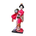 thumbnail image 4 of Figura de muñeca de kimono de Geisha japonesa, figura de regalo, estatua coleccionable, figura de Geisha para dormitorio, estantería, sala de estar y Estilo D, 4 of 8