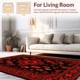 thumbnail image 2 of ODIKA 5'x7' Machine Washable Non-Slip Area Rug, Elegant Macabre Themed Accent High Traffic Rug, Black, 26495, 2 of 7