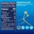 thumbnail image 2 of Dole Canned Fruit, Tropical Gold Pineapple Slices In 100% Pineapple Juice, Gluten Free, Pantry Staples, No Sugar Added, 15.25 Oz Packaging May Vary - Pack of 2, 2 of 6