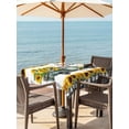 thumbnail image 3 of Outdoor Tablecloth with Umbrella Hole for Patio/Picnic/Party/Camping, Sunflowers Truck Waterproof Table Cloth Square Cover Washable, Summer Seasonal Botanical Blooms Floral (54"x 54"), 3 of 8