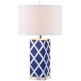 thumbnail image 2 of Safavieh 27 in. H Garden Lattice Ceramic Geometric Table Lamp, 2 of 2
