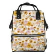 thumbnail image 1 of Easygdp Boho Flowers para Bolsa de Bebé de Gran Capacidad con Múltiples Bolsillos, Bolsa de Pañales para Padres, Bolsa de Viaje Organizada y Elegante, 1 of 6