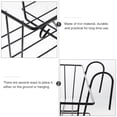thumbnail image 4 of MIANGASTORE Hanging Railing Planter Flower Pot Holder Metal Haning Holder for Home Room ( Black ), 4 of 5