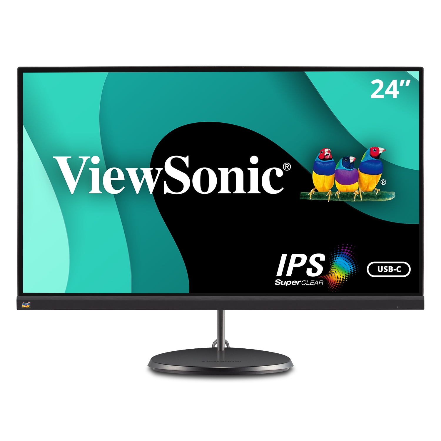ViewSonic VG2440 24 Inch IPS 1080p Ergonomic Monitor with Integrate vDisplyManager HDMI DisplayPort VGA USB Inputs for Home and Office 