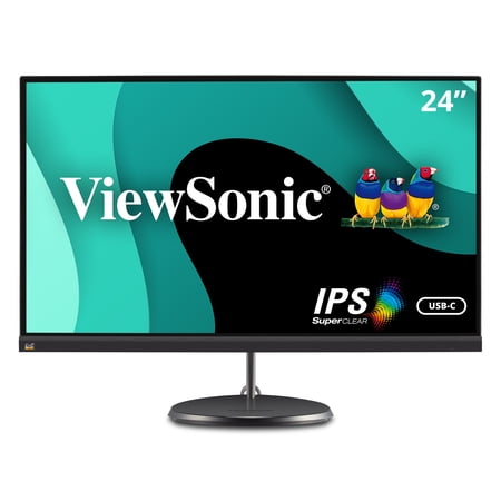 UPC: 0766907003949 | ViewSonic VX2485-MHU 24 Inch 1080p IPS Monitor with USB C 3.2 and FreeSync for Home and Office
