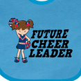 thumbnail image 4 of Inktastic Future Cheerleader Girls Baby Bib, 4 of 4