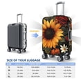 thumbnail image 4 of Fuzoiu Sunflower Floral Butterfly Print Suitcase Cover,Washable Luggage Covers for Suitcase,Elastic Luggage Protector Cover,Scratch Resistant Travel Suitcase Covers-Small, 4 of 7