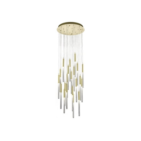 

Avenue Lighting HF2021BOABB 21 Light Pendant Boa Brushed Brass