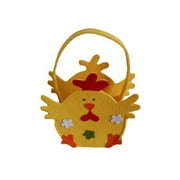 Easter Chick Gift Bag Chick Candy Bag Tote Bag Yellow and White 2 Styles