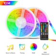 thumbnail image 1 of Waterproof 10m LED Strip, RGB5050 12V LED Strip, Multicolor IP65 with Mucial Timing Function-black WD.WDQZL Hogar, 1 of 1
