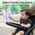 thumbnail image 2 of Stroller Fan Clip on for Baby, Flexible Tripod & Rechargeable Battery, Small Personal Fan, Mini Portable Fan for Travel, Handheld, Car (Black), 2 of 5