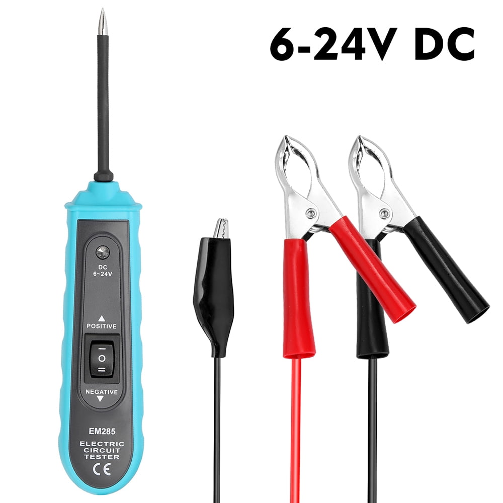 Headerbs Automative Circuit Tester Power Probe Kit Car Electrical Diagnostic Tool 12V/24V Circuit System Tester DC/AC Voltage/Polarity Locator with LED Flashlight